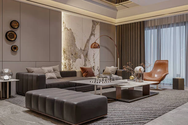 Salon dekorasyonu ve iç mekân tasarım ilhamı